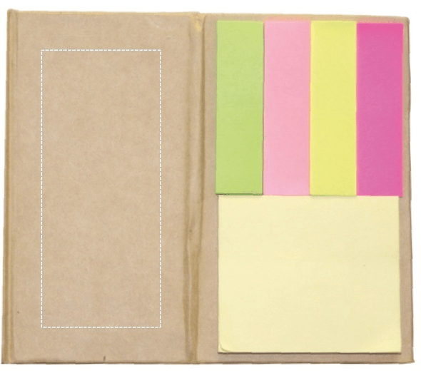 Notes autocollantes en carton recyclé